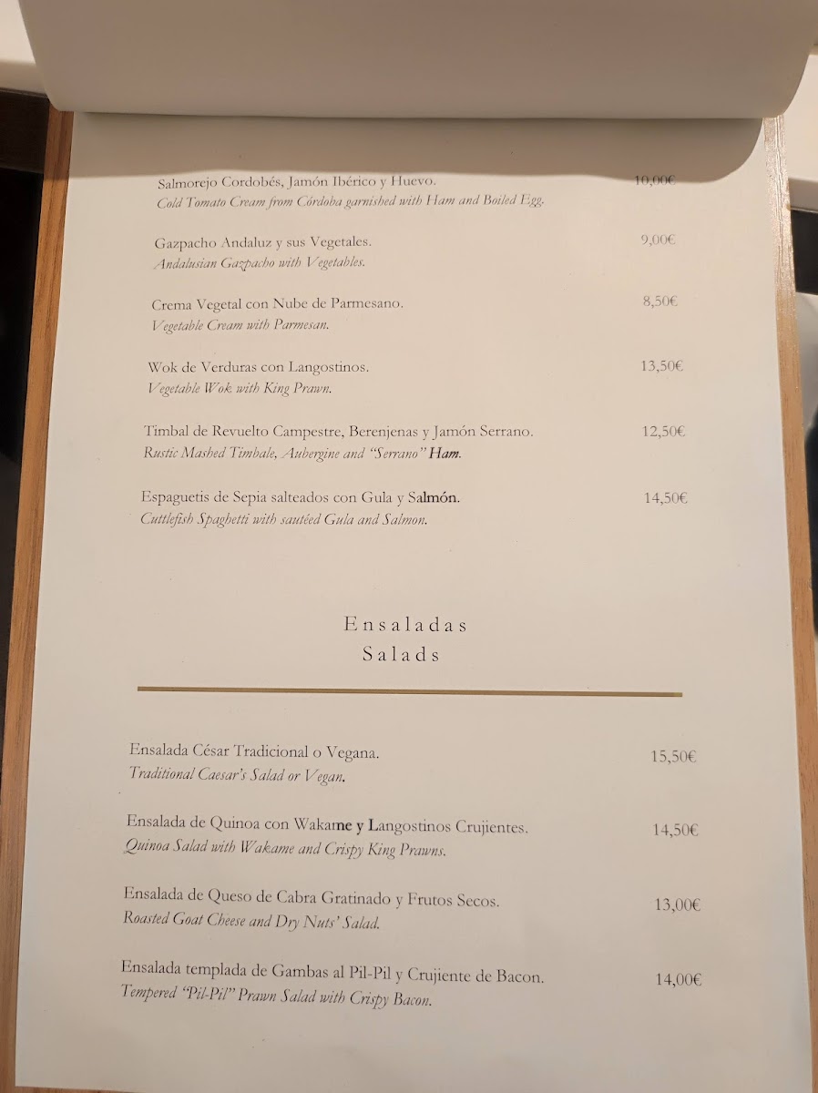 Restaurante Acebuche Photo Menu 2