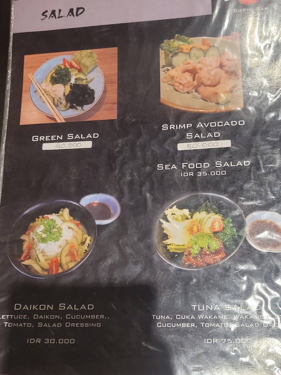 Bene’s Sushi Bar Photo Menu 10