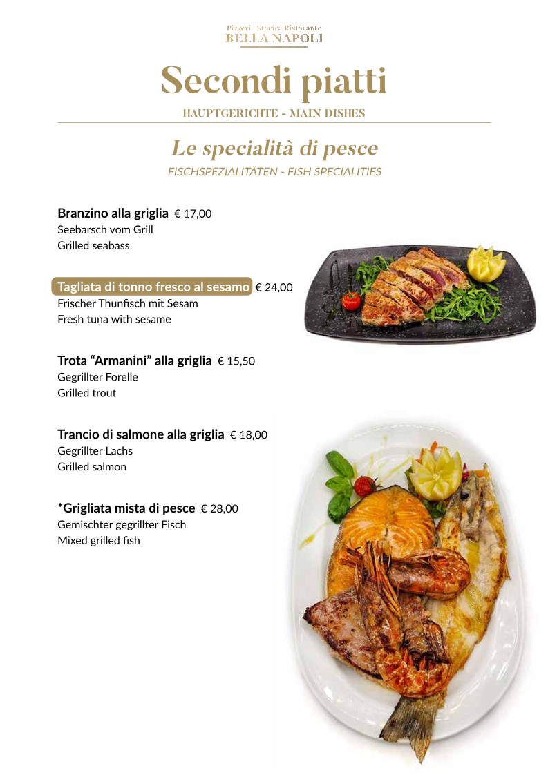 Bella Napoli Photo Menu 5