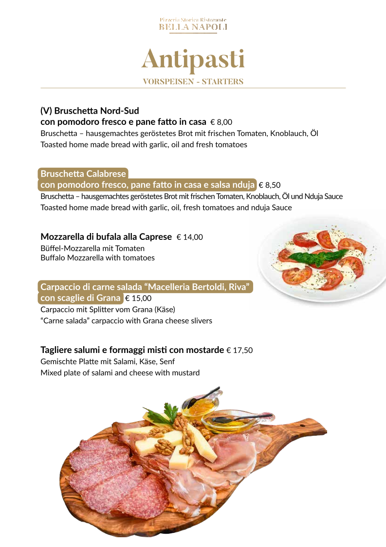 Bella Napoli Photo Menu 6