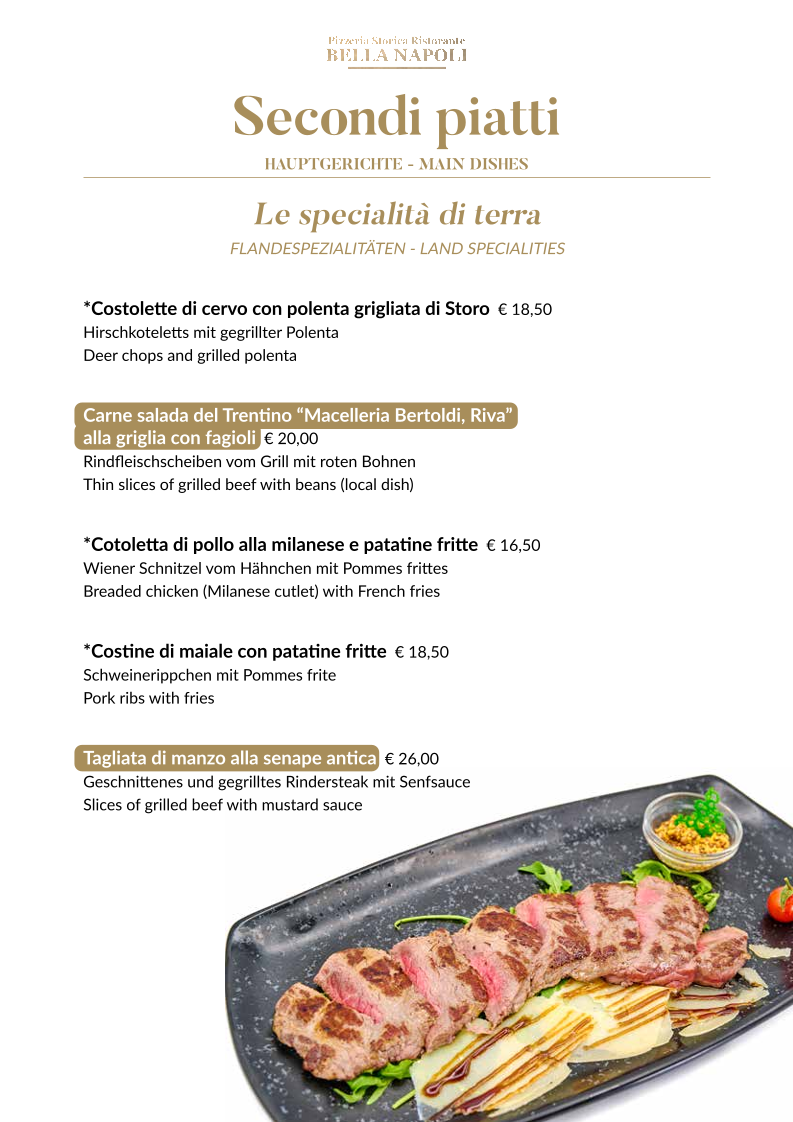 Bella Napoli Photo Menu 9