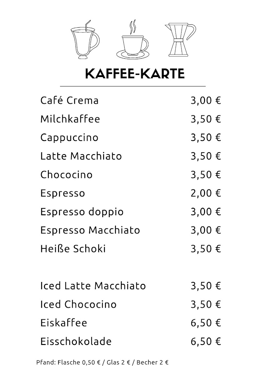 Esstisch bei Joe Photo Menu 7