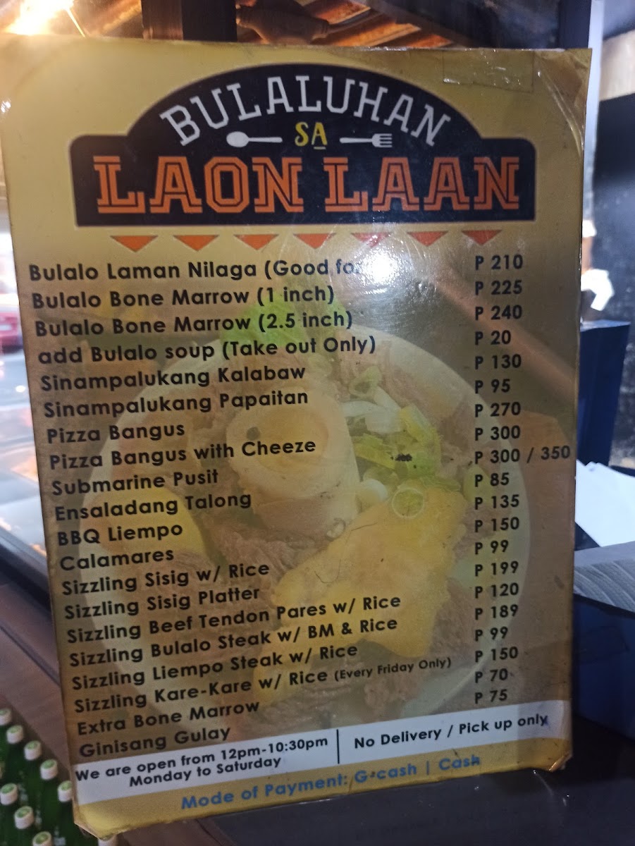 Bulaluhan Sa Laon laan Photo Menu 5