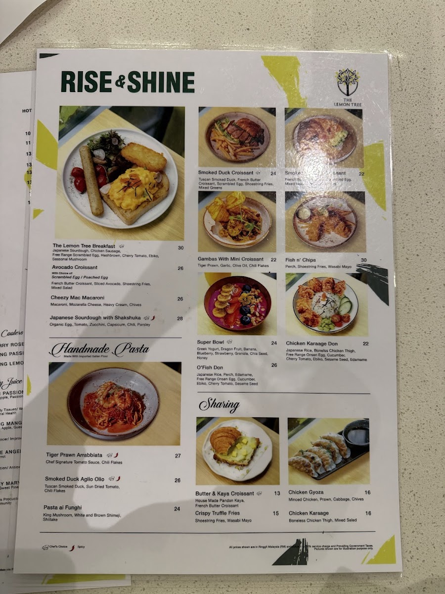 The Lemon Tree • Publika Photo Menu 2