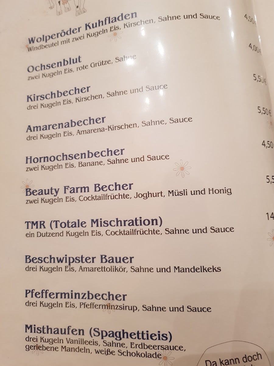 Eiscafé Ebeling Photo Menu 2