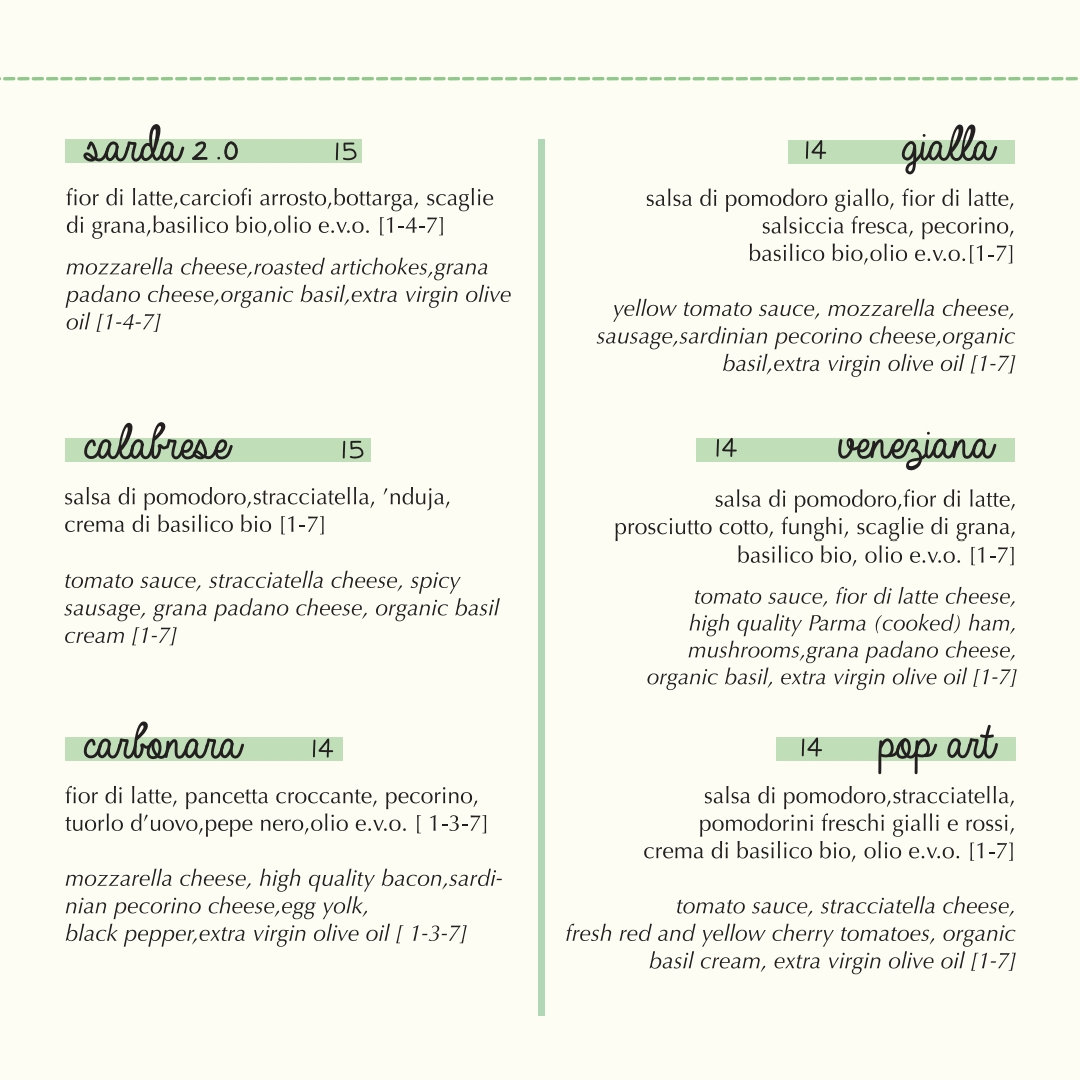 Pizzeria Mammamia Costa Paradiso Photo Menu 3