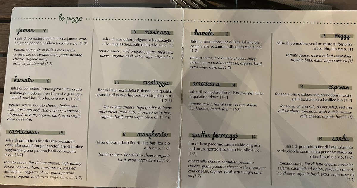 Pizzeria Mammamia Costa Paradiso Photo Menu 6