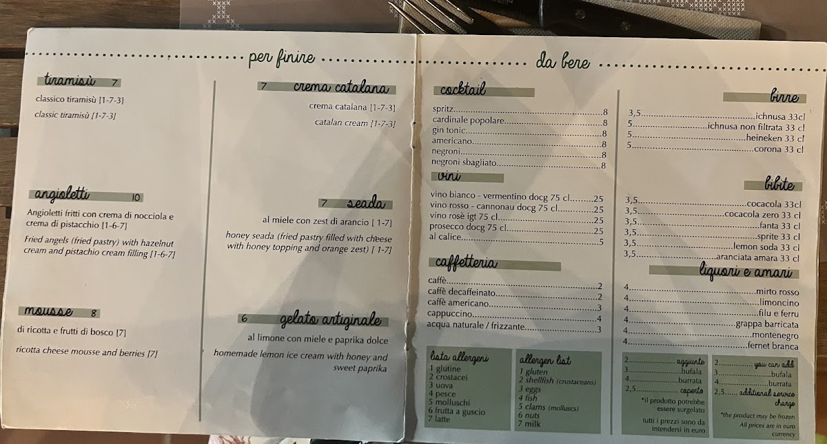 Pizzeria Mammamia Costa Paradiso Photo Menu 7
