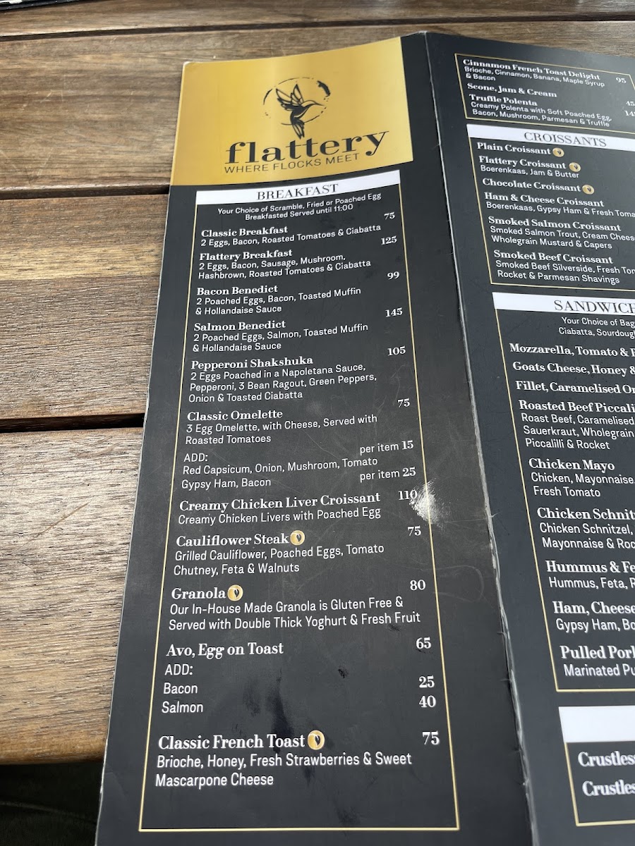 Flattery Cafe Photo Menu 3