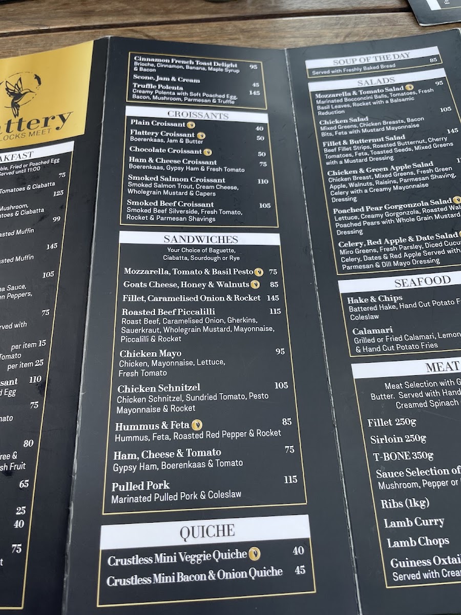 Flattery Cafe Photo Menu 5