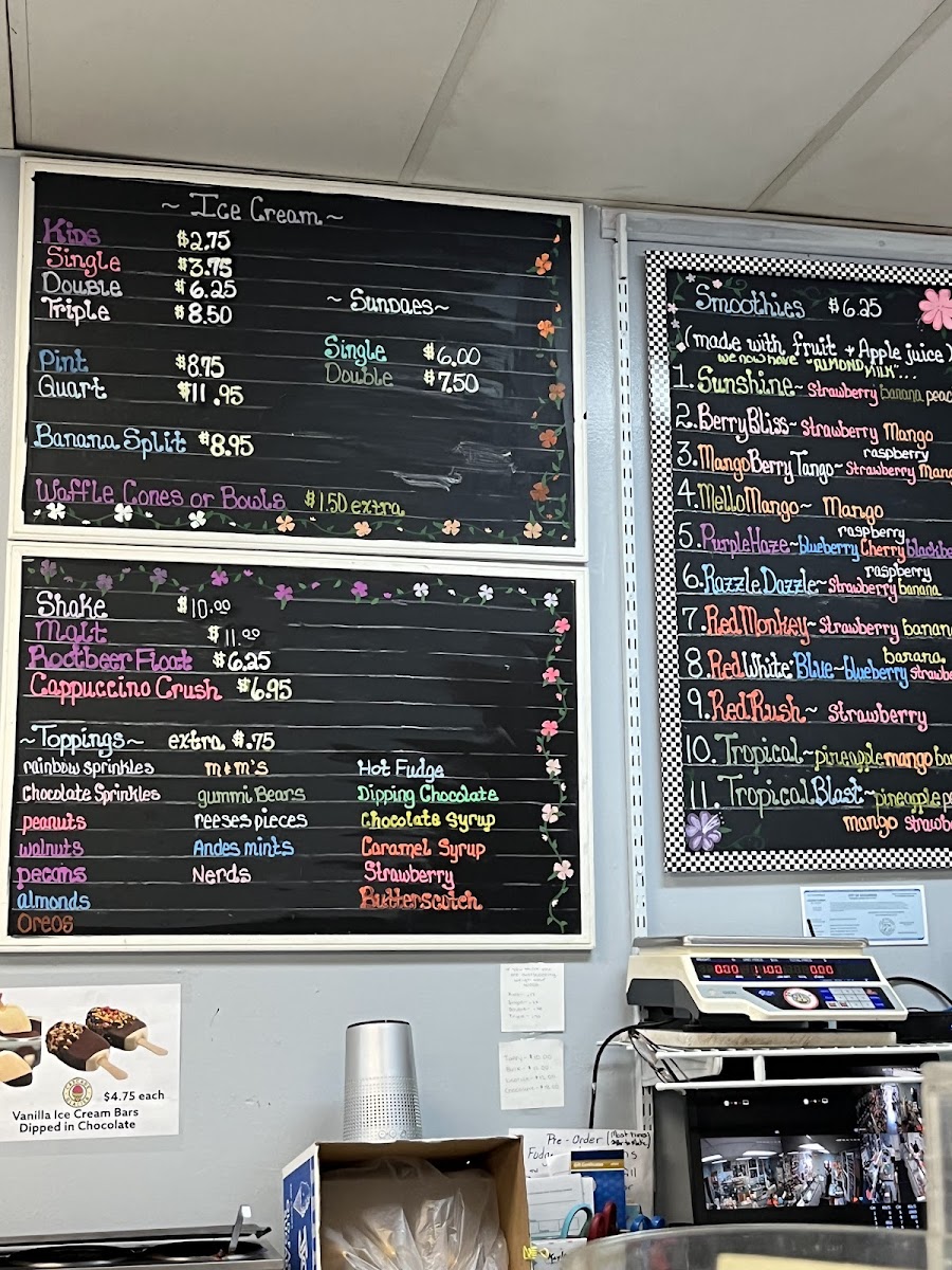 Nana's and Pops Sweet Shop Photo Menu 10