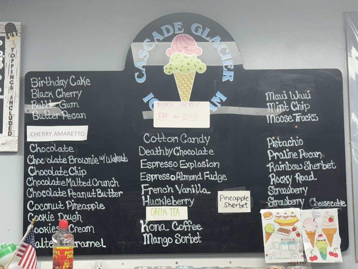 Nana's and Pops Sweet Shop Photo Menu 2