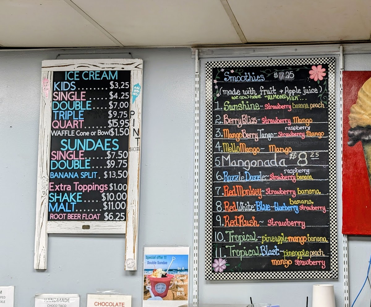 Nana's and Pops Sweet Shop Photo Menu 4