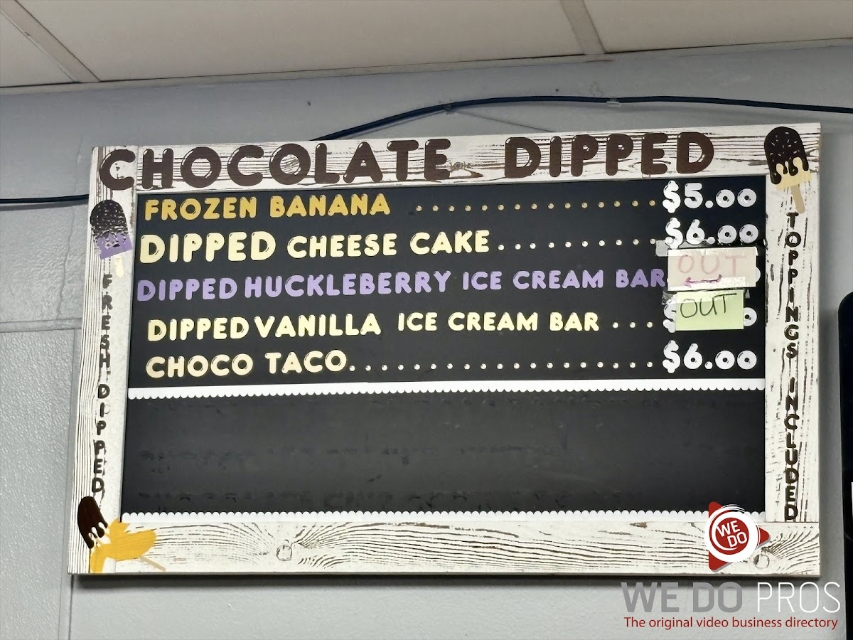 Nana's and Pops Sweet Shop Photo Menu 7