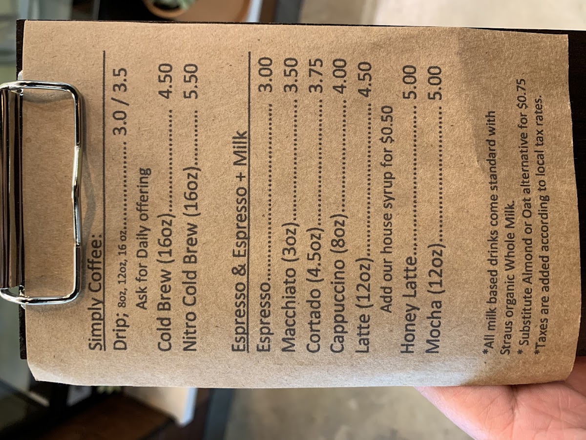 Syndicate Coffee + Bakery + Kitchen Photo Menu 8