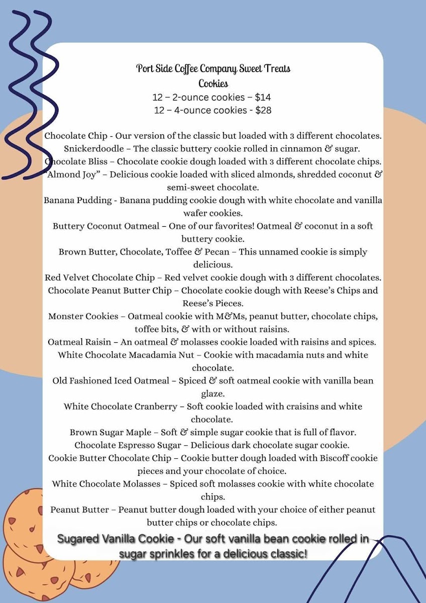 Port Side Coffee Company LLC Photo Menu 3