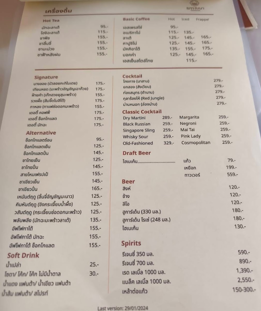 Pannana Cafe and Eatery พรรณนา Photo Menu 5