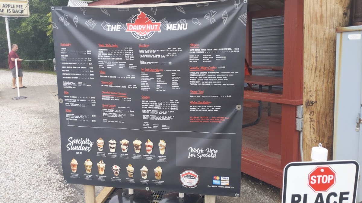 The Dairy Hut Photo Menu 3