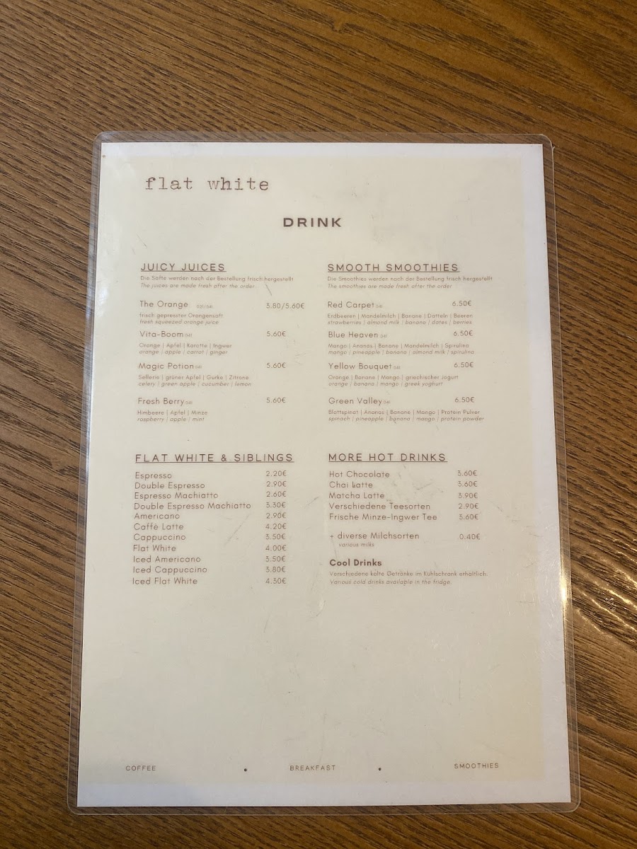 flat white - Coffee & more Photo Menu 4