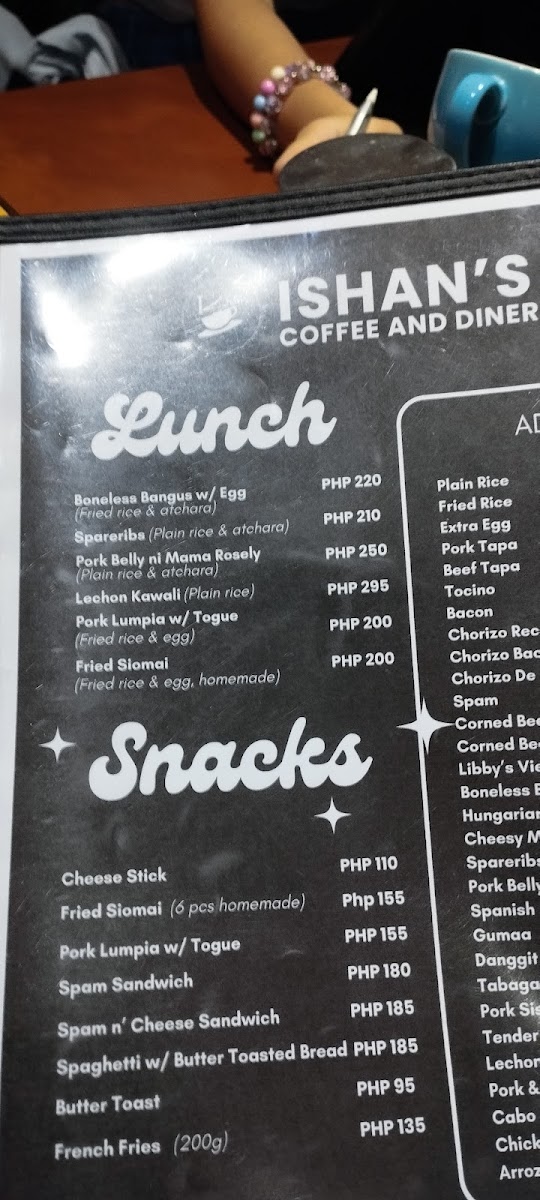 Ishan's Coffee and Diner Photo Menu 8