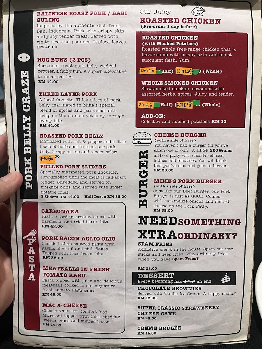 Mike's Smokehouse Photo Menu 3