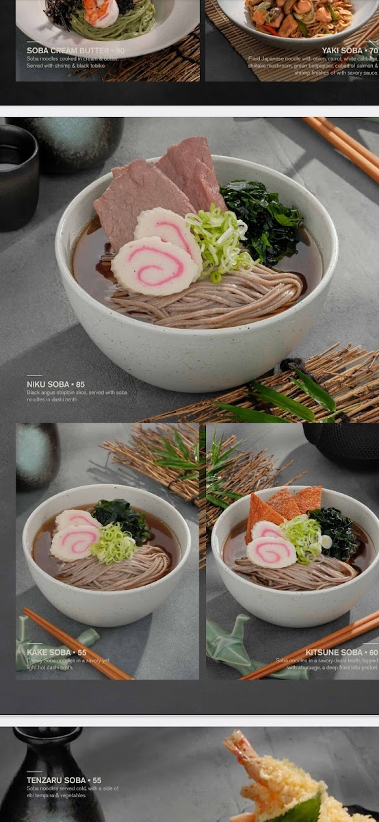 YUME 夢 l Japanese Dining Photo Menu 4