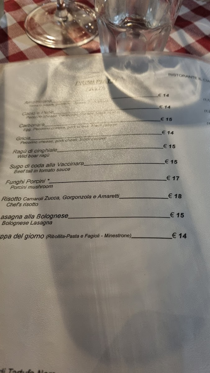 Ristorante Il Ciak Photo Menu 7
