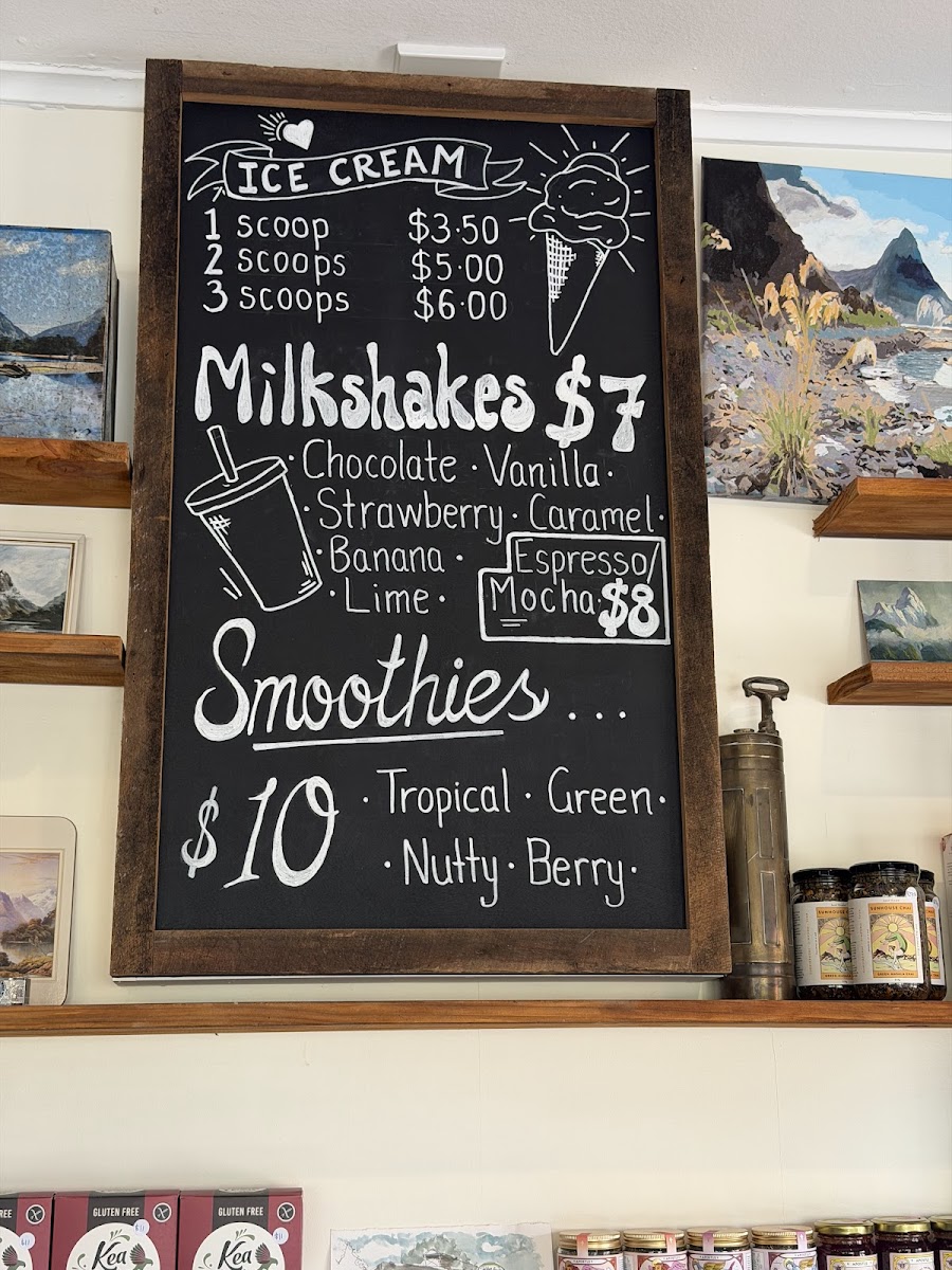 Milford Road Merchant Photo Menu 1