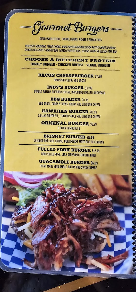 Indy’s burger joint (Camby ) Photo Menu 3
