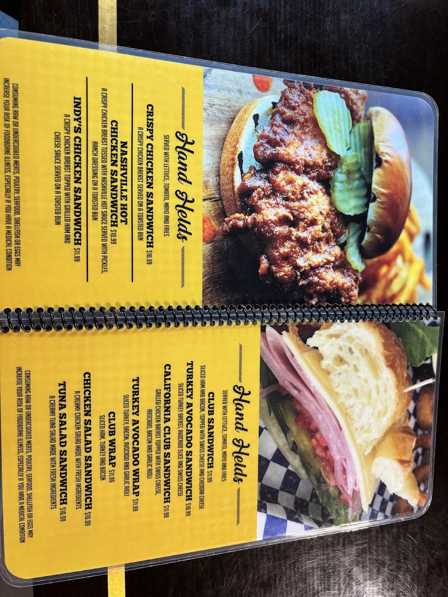 Indy’s burger joint (Camby ) Photo Menu 8