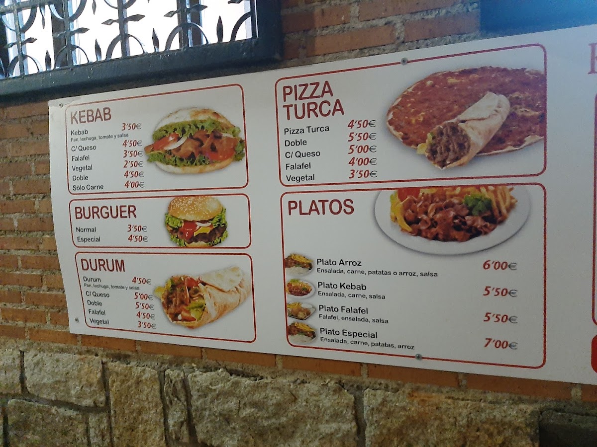 Malik doner kebab Photo Menu 10