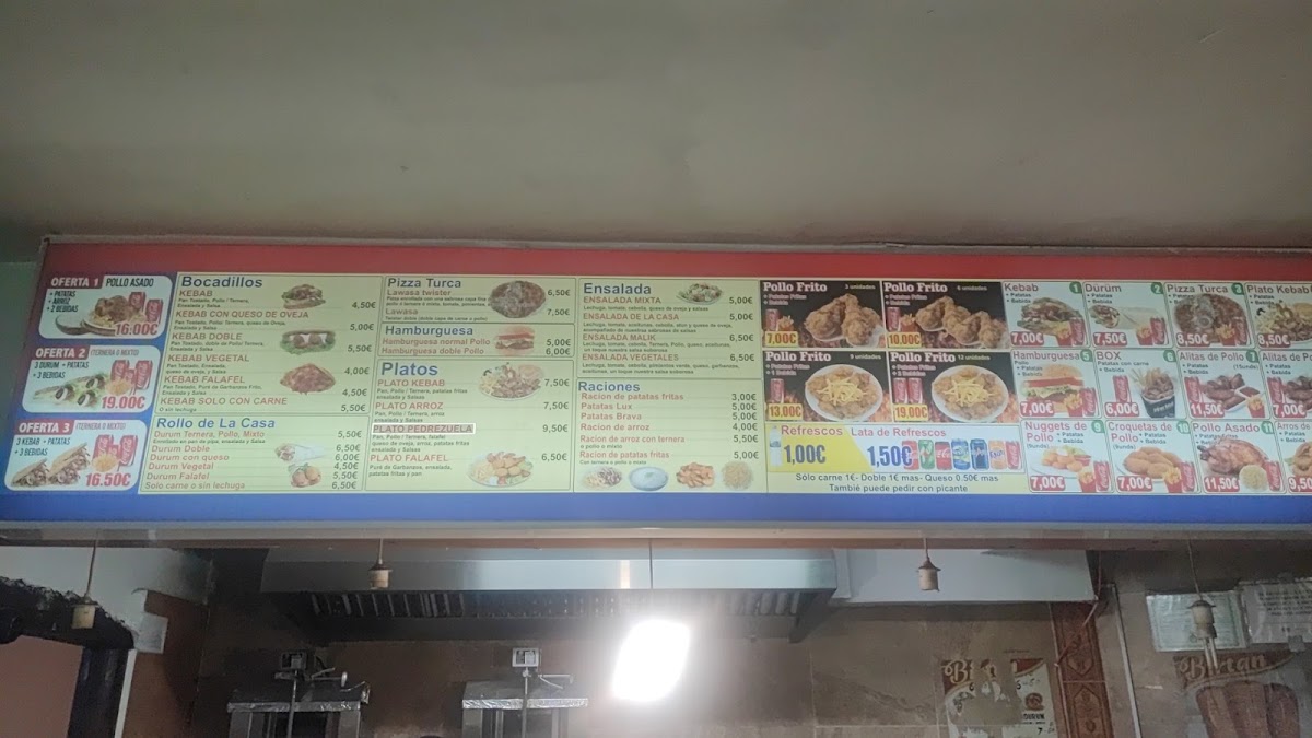 Malik doner kebab Photo Menu 6