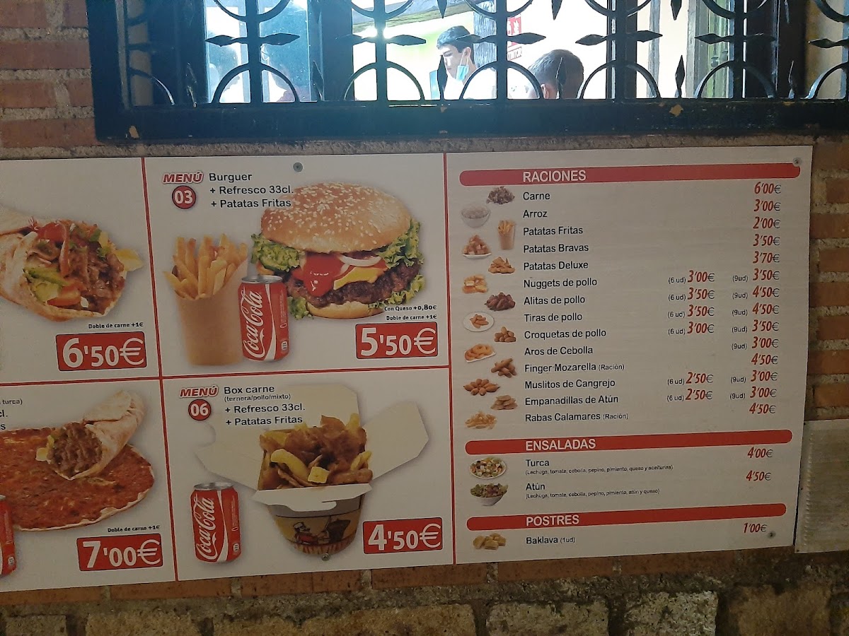 Malik doner kebab Photo Menu 8