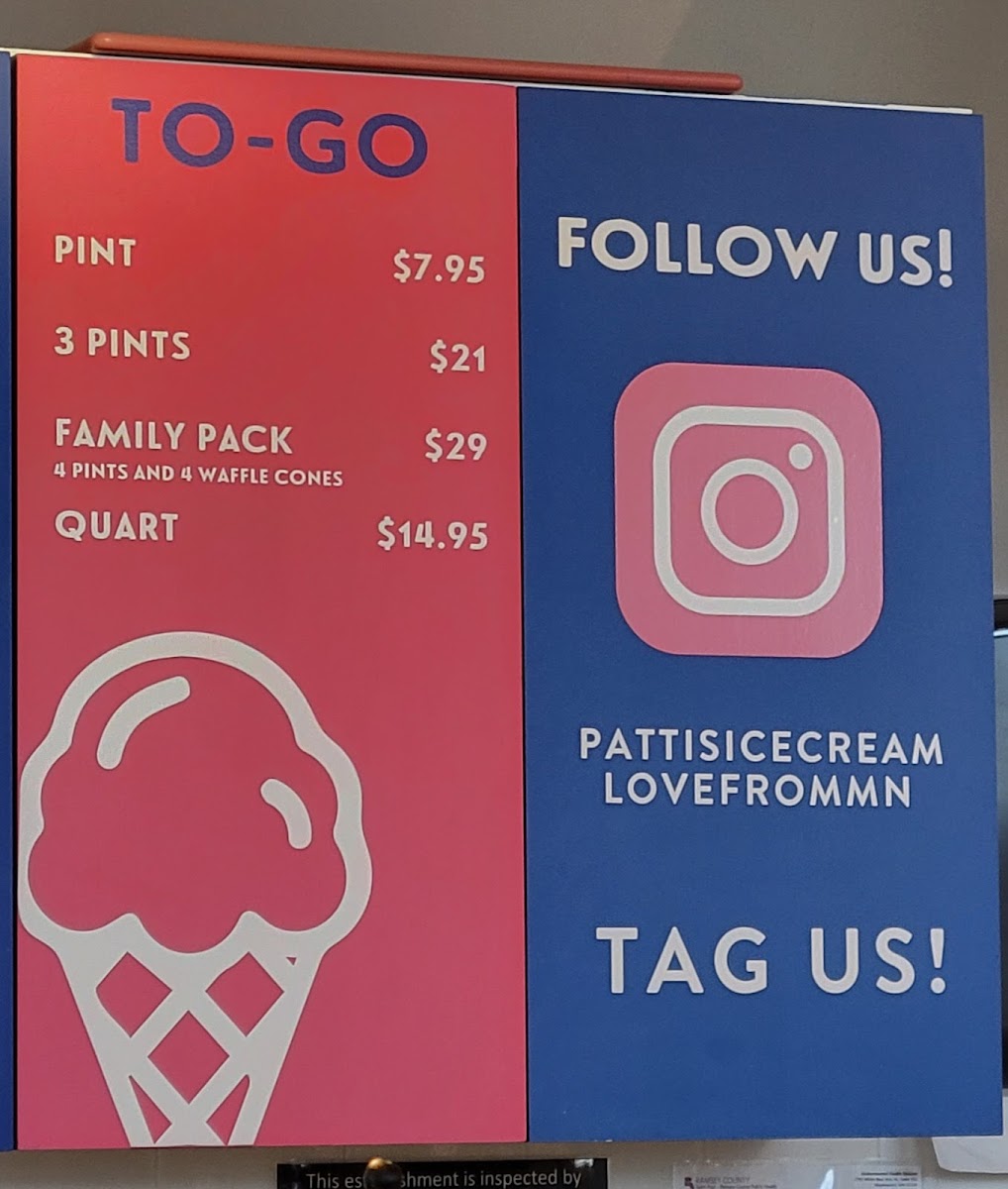 Patti's Ice Cream Photo Menu 5