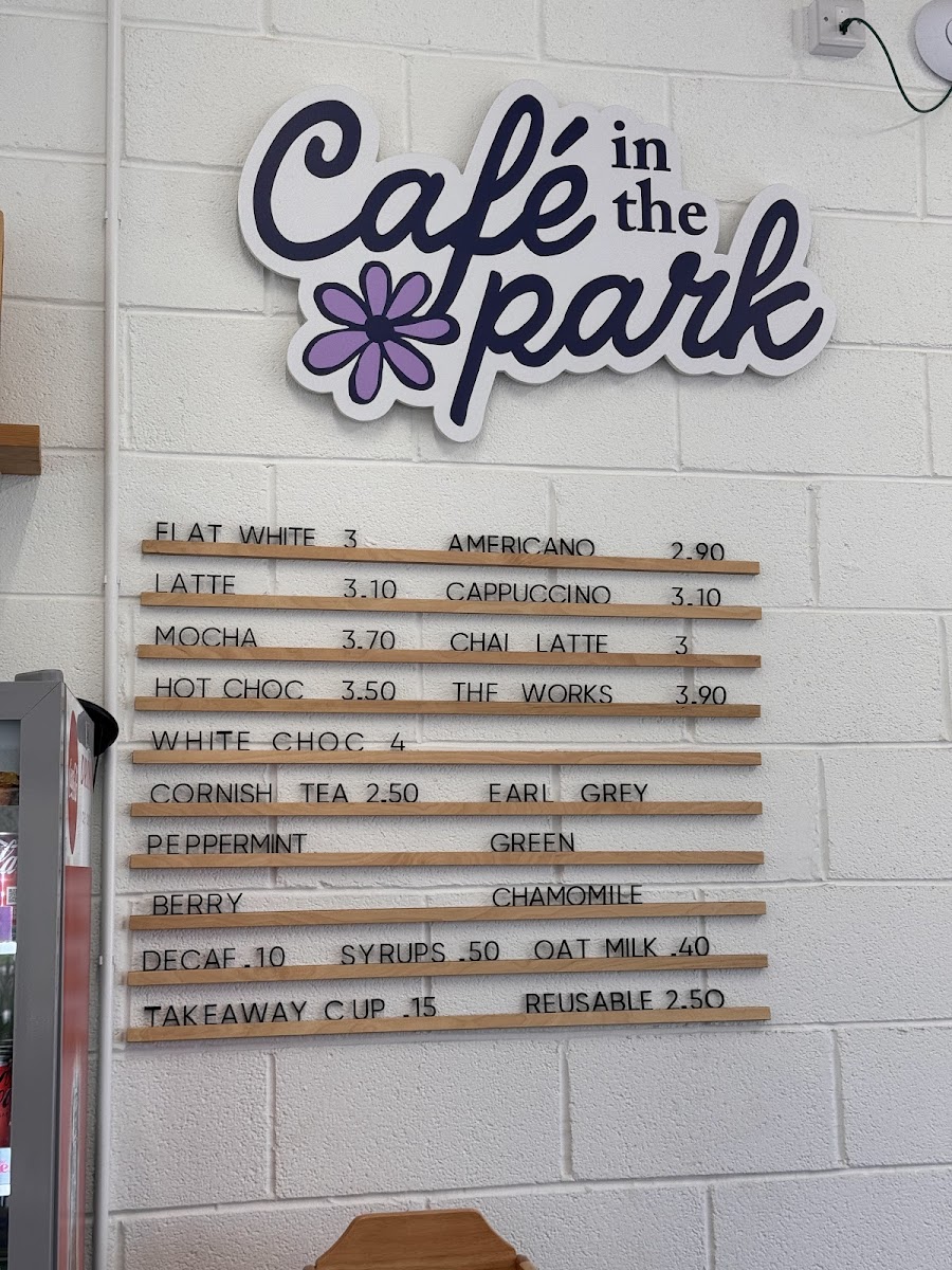 Café in the Park Photo Menu 5