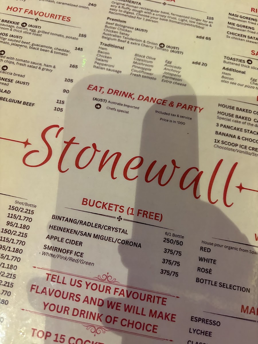 Stonewall Bali Photo Menu 10