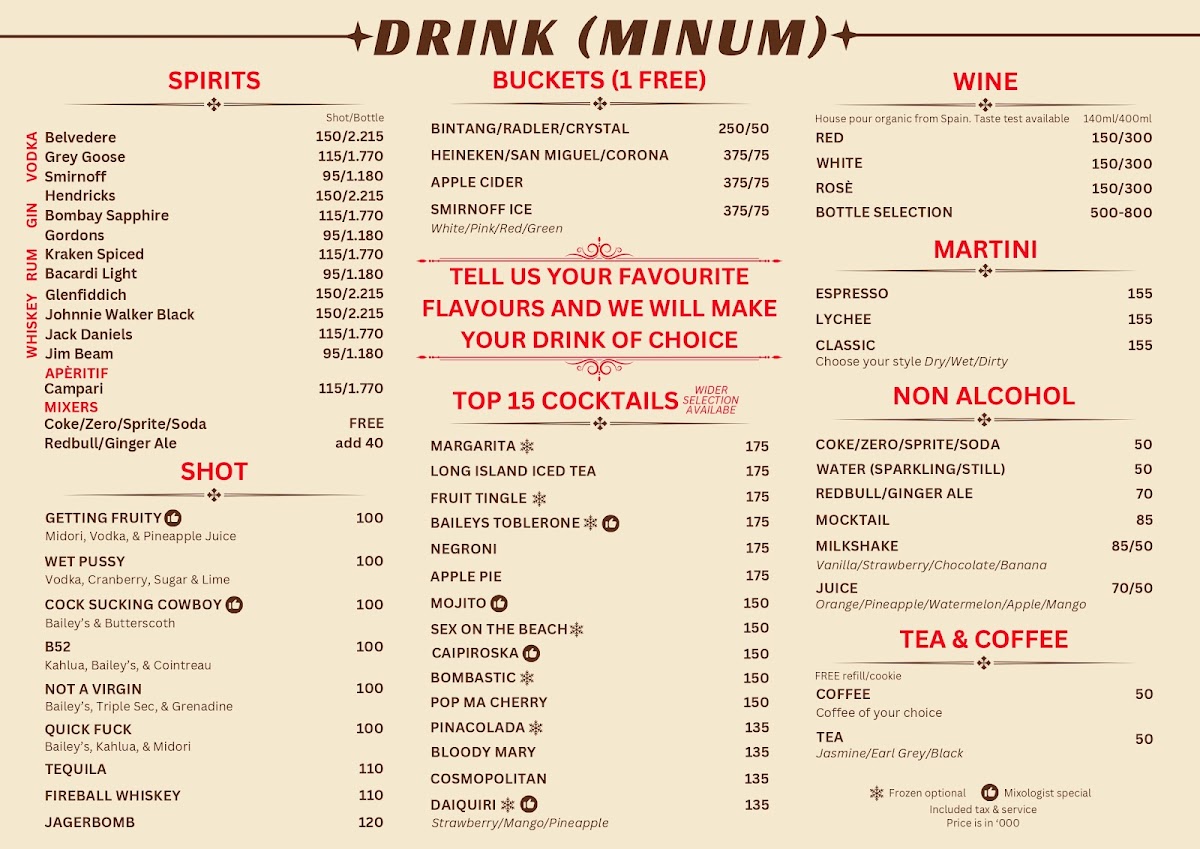 Stonewall Bali Photo Menu 3