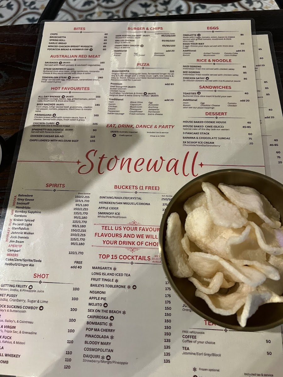 Stonewall Bali Photo Menu 6