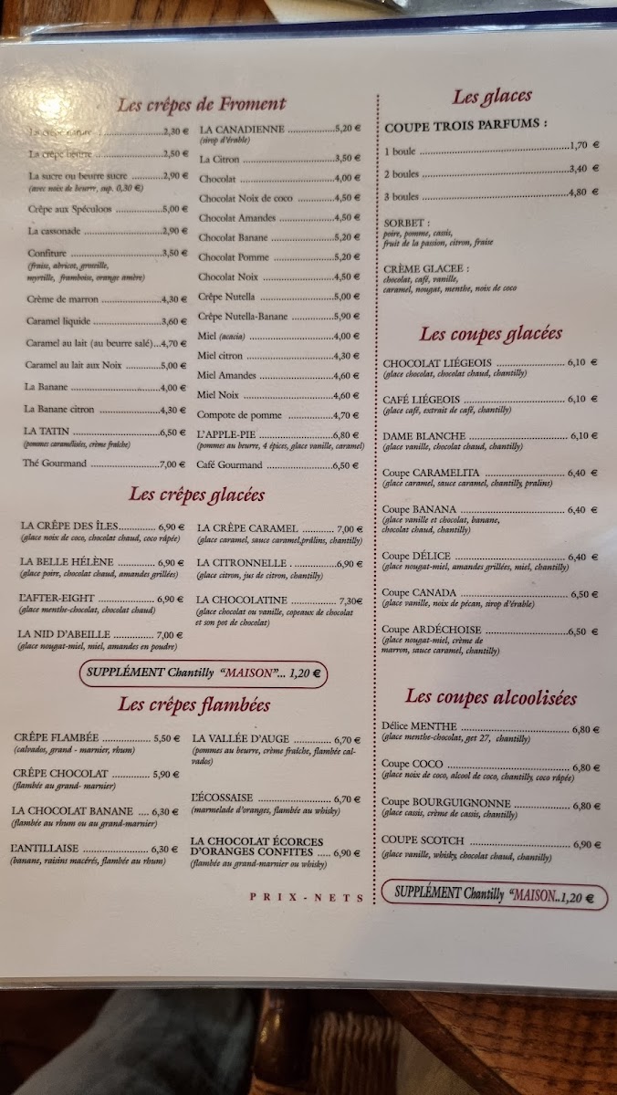 La Régalière Photo Menu 6