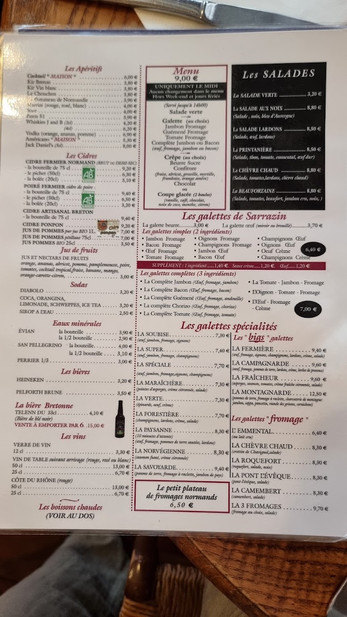 La Régalière Photo Menu 7