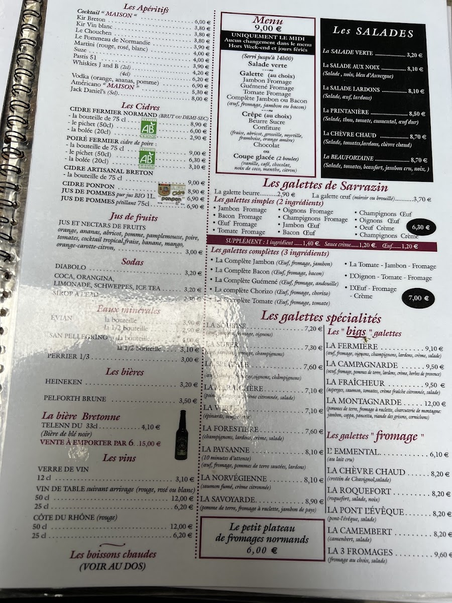 La Régalière Photo Menu 9
