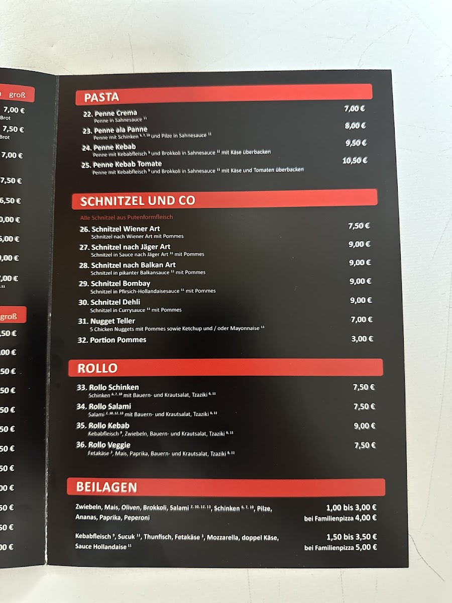 Mamut Pizzeria Photo Menu 2