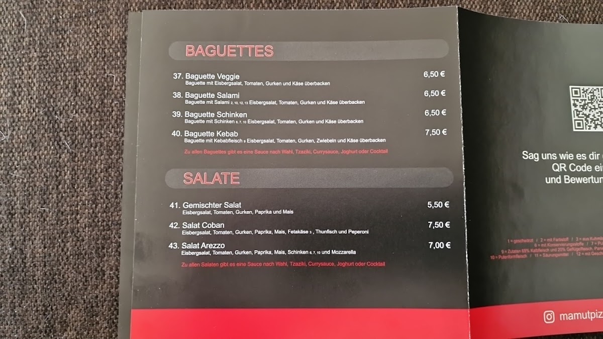 Mamut Pizzeria Photo Menu 4