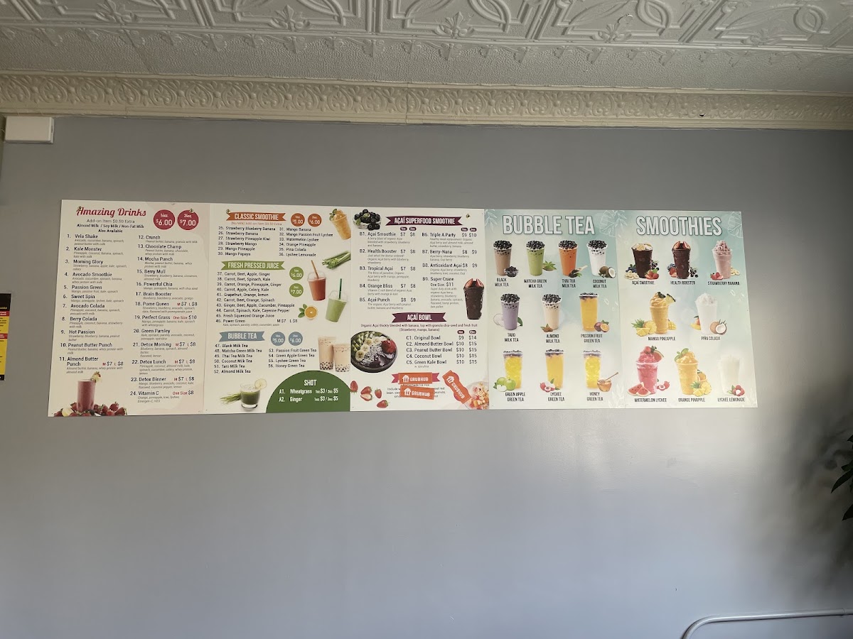Vela Juice Bar Photo Menu 6