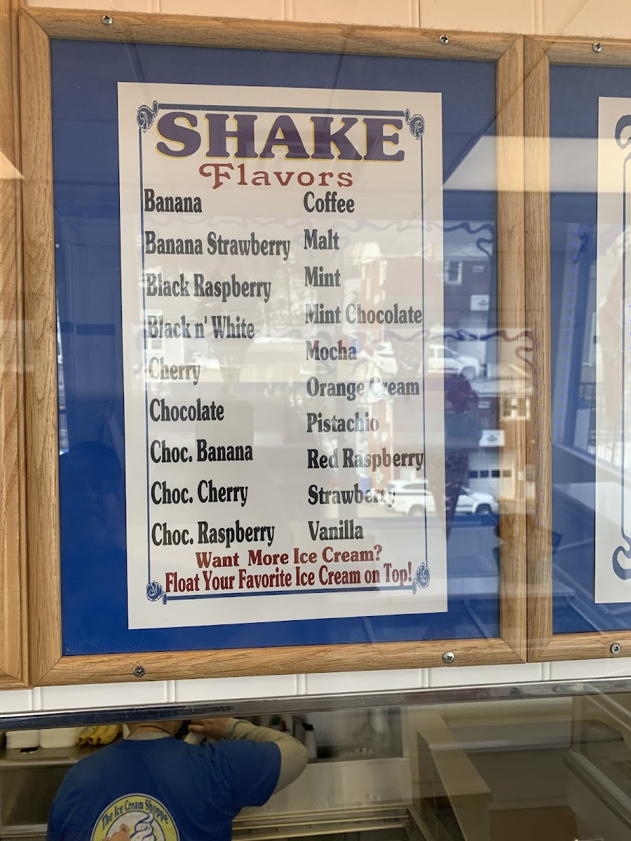 The Ice Cream Shoppe Photo Menu 3
