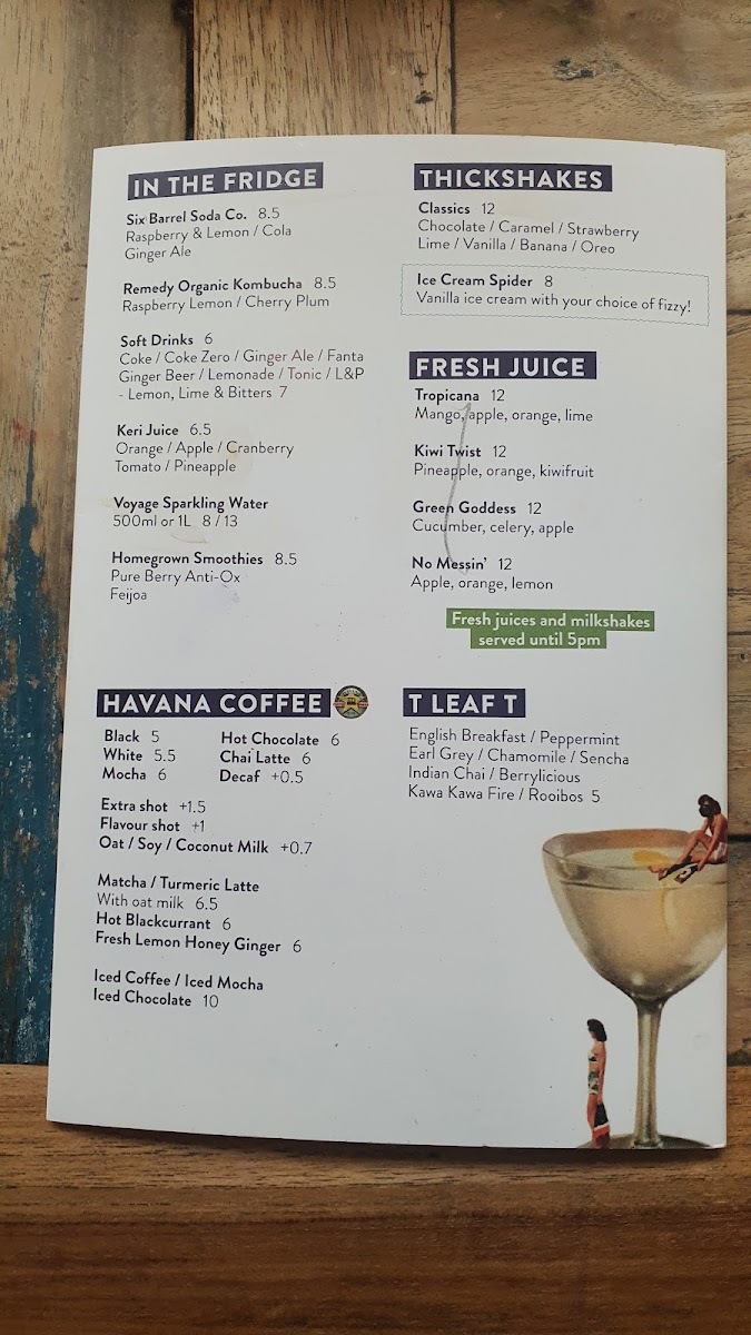 Southern Cross Garden Bar Restaurant Photo Menu 6