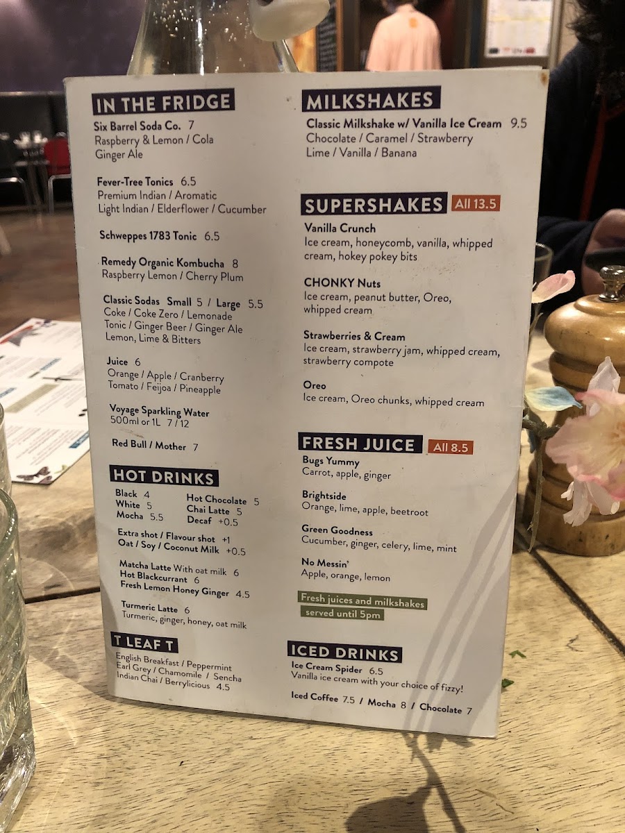 Southern Cross Garden Bar Restaurant Photo Menu 7