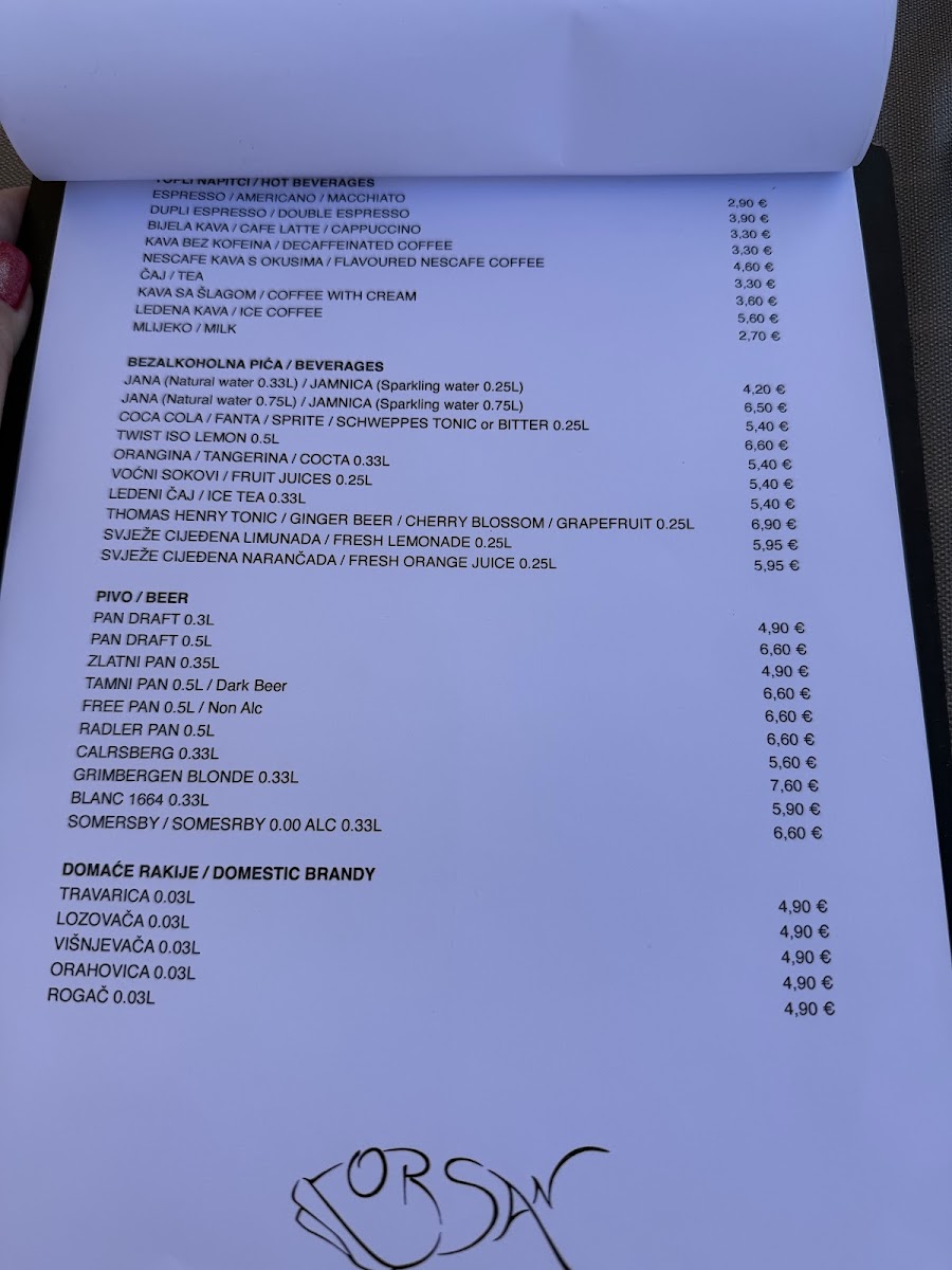 Yacht Club Orsan Photo Menu 9