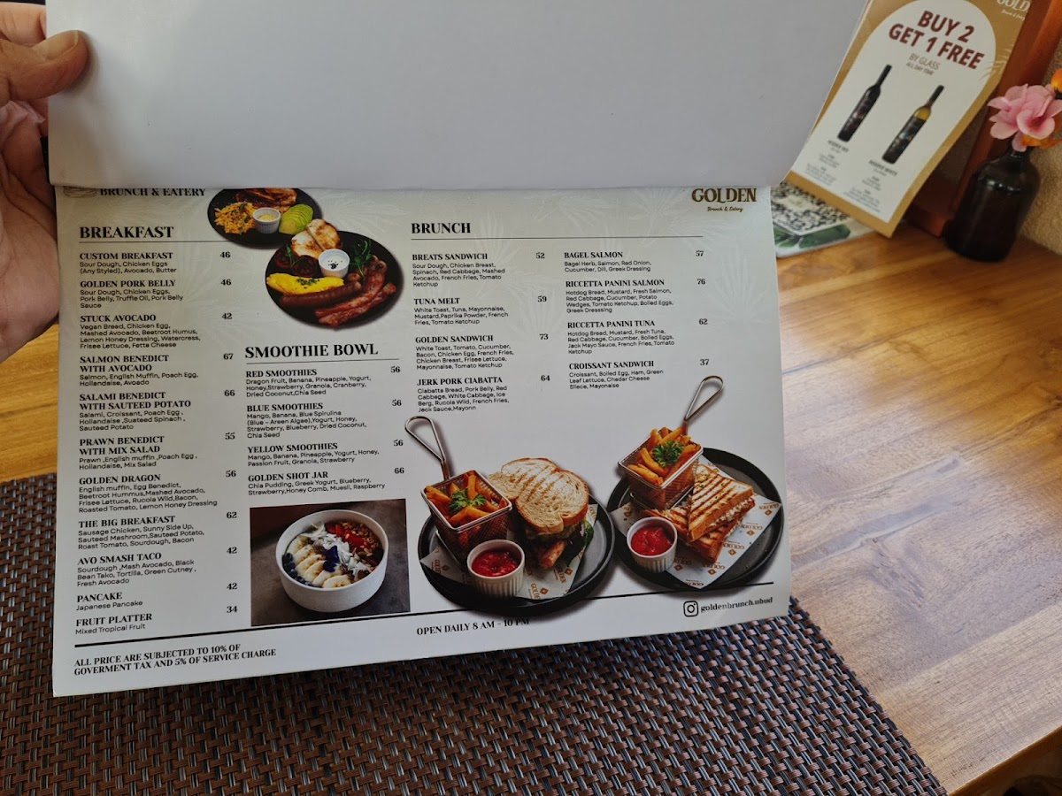 Golden Brunch & Eatery Photo Menu 3