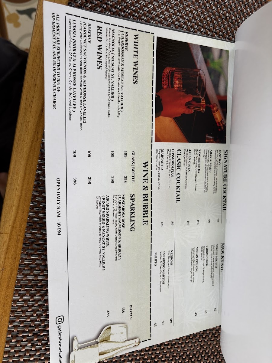 Golden Brunch & Eatery Photo Menu 6